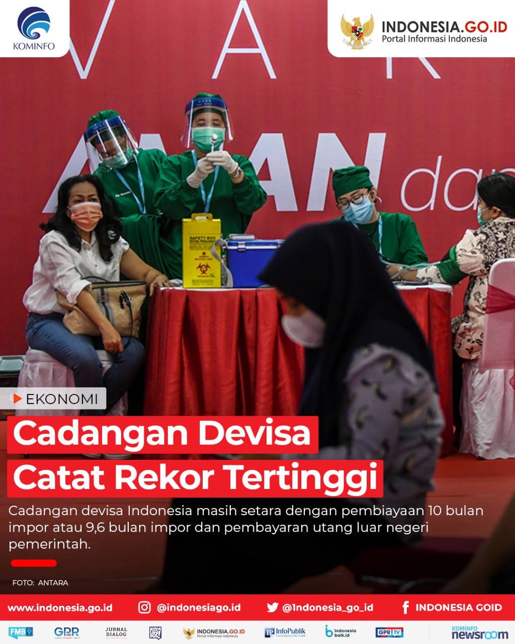 Cadangan Devisa Catat Rekor Tertinggi