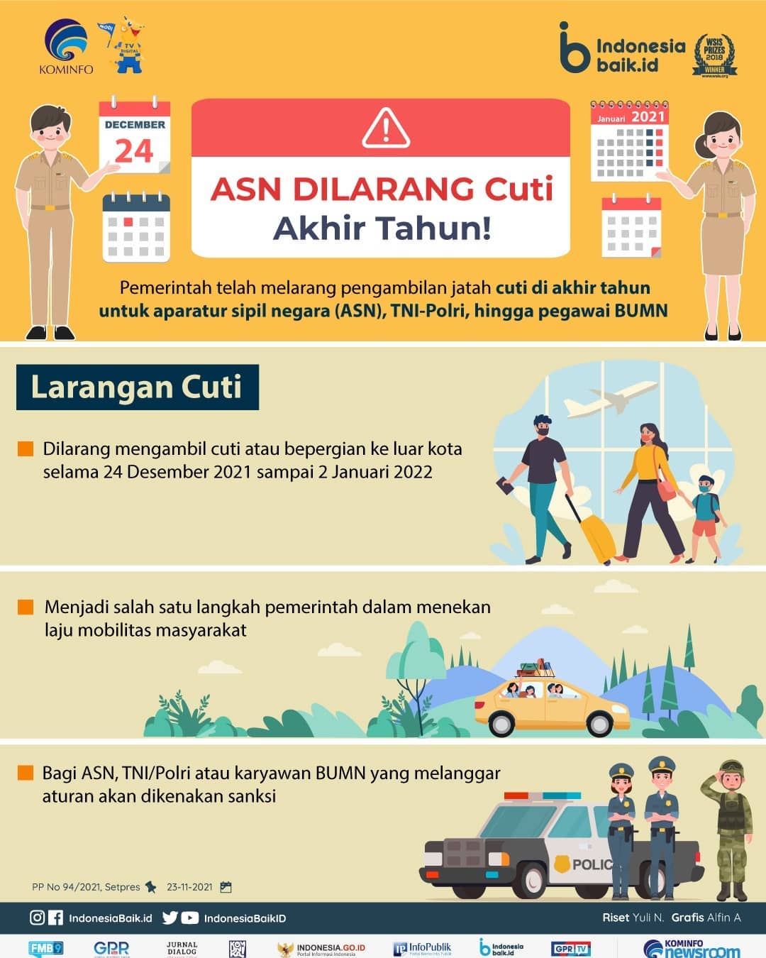 ASN Dilarang Cuti Akhir Tahun!