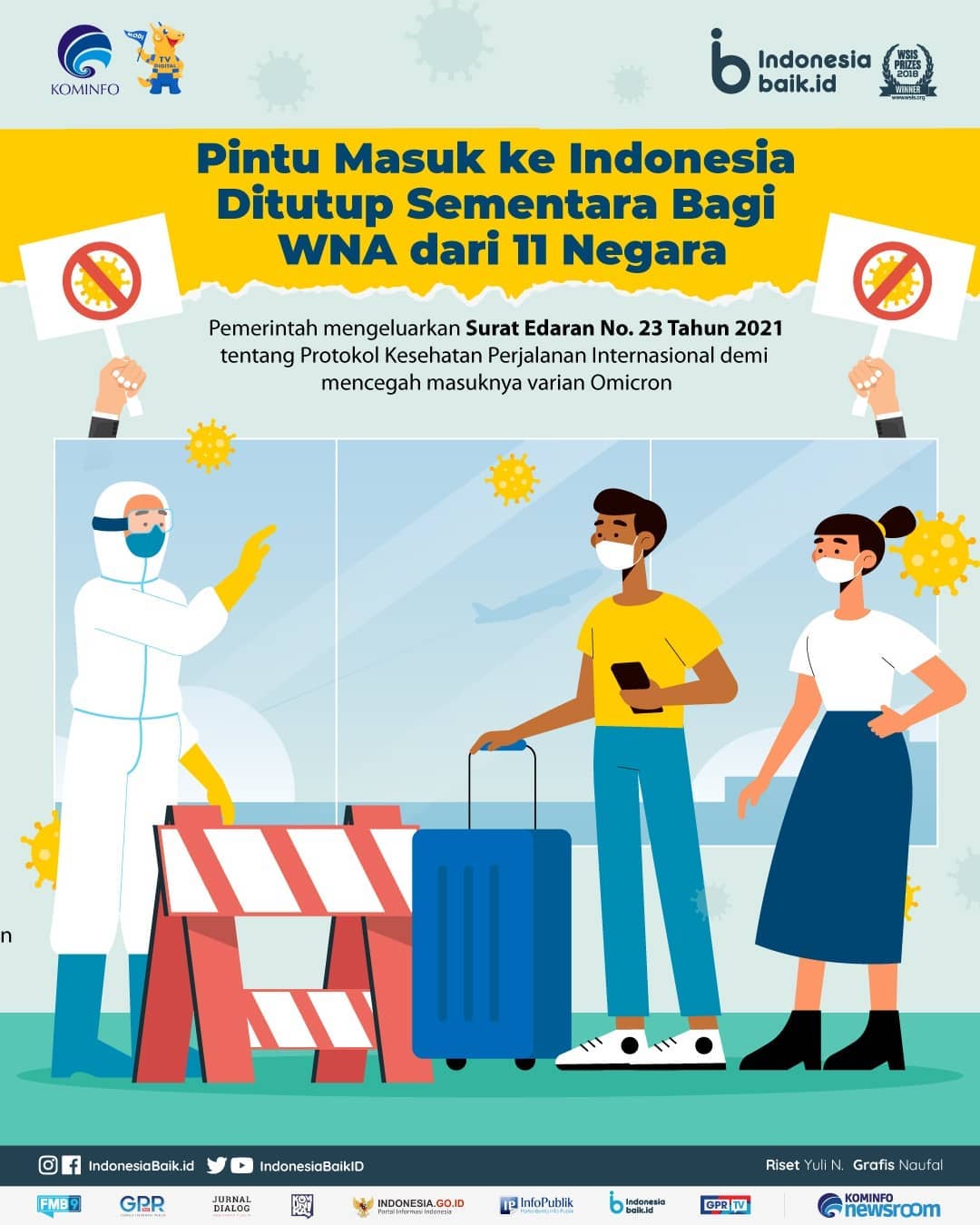 Pintu Masuk ke Indonesia Ditutup...