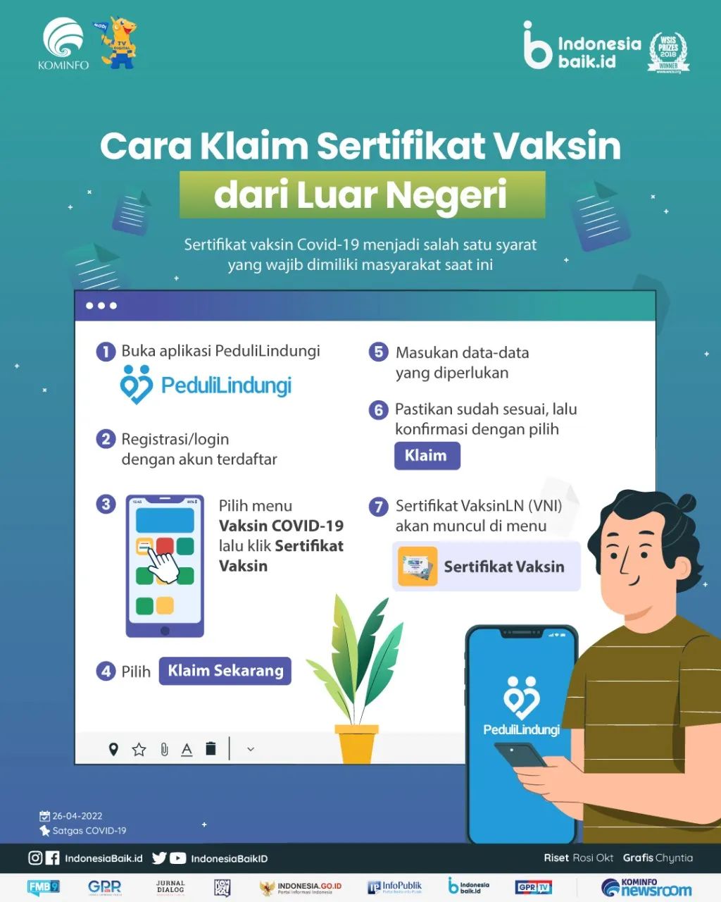 Cara Klaim Sertifikat Vaksin dari Luar...