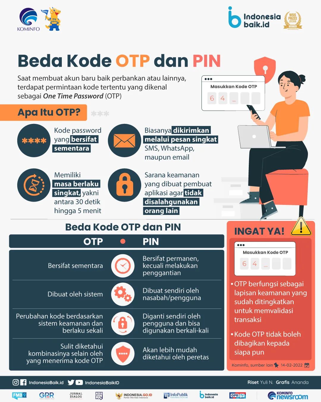 Beda Kode OTP dan PIN