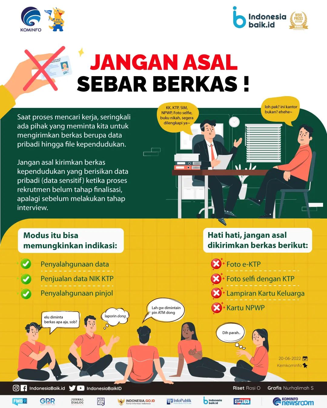 Jangan Asal Sebar Berkas!