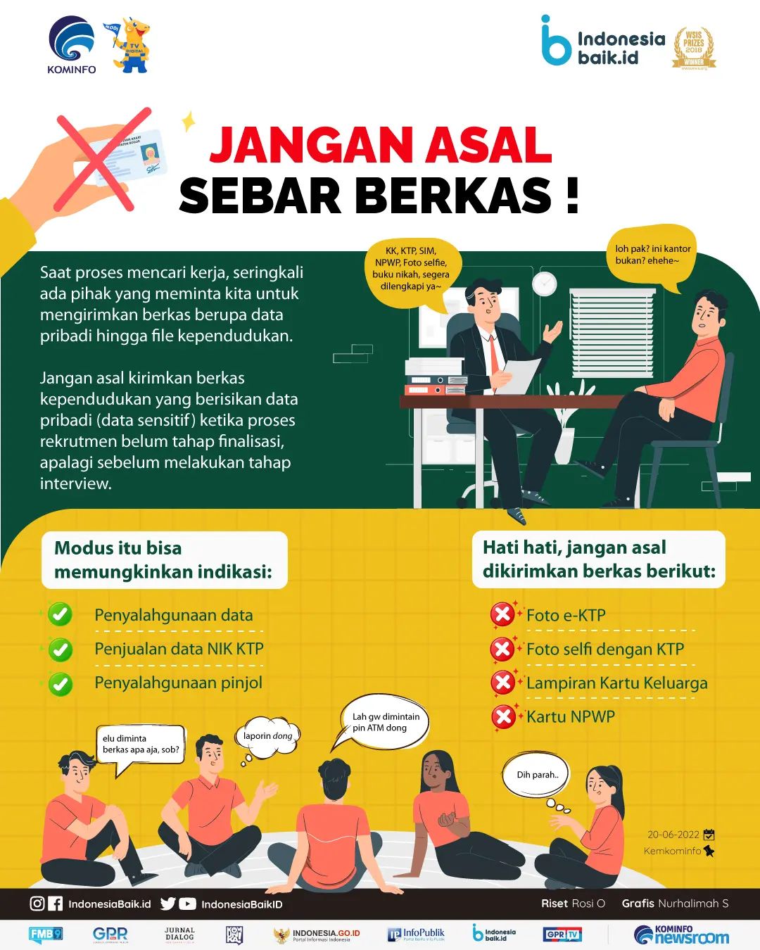 Jangan Asal Sebar Berkas!