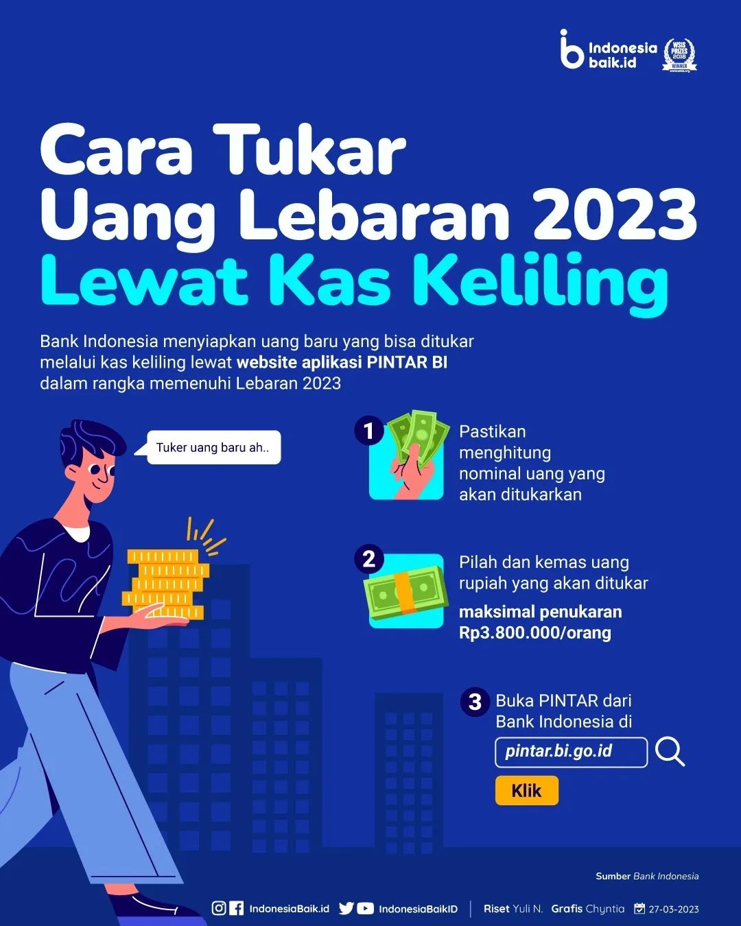 Cara Tukar Uang Lebaran 2023 Lewat Kas...