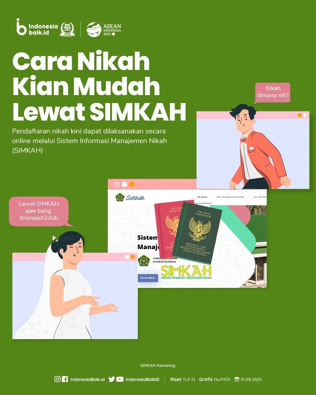 Cara Nikah Kian Mudah Lewat SIMKAH
