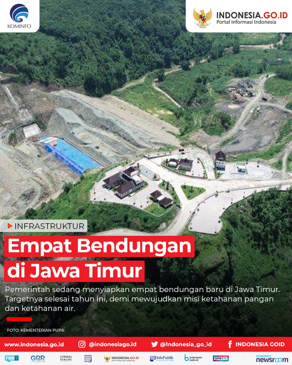 Empat Bendungan di Jawa Timur