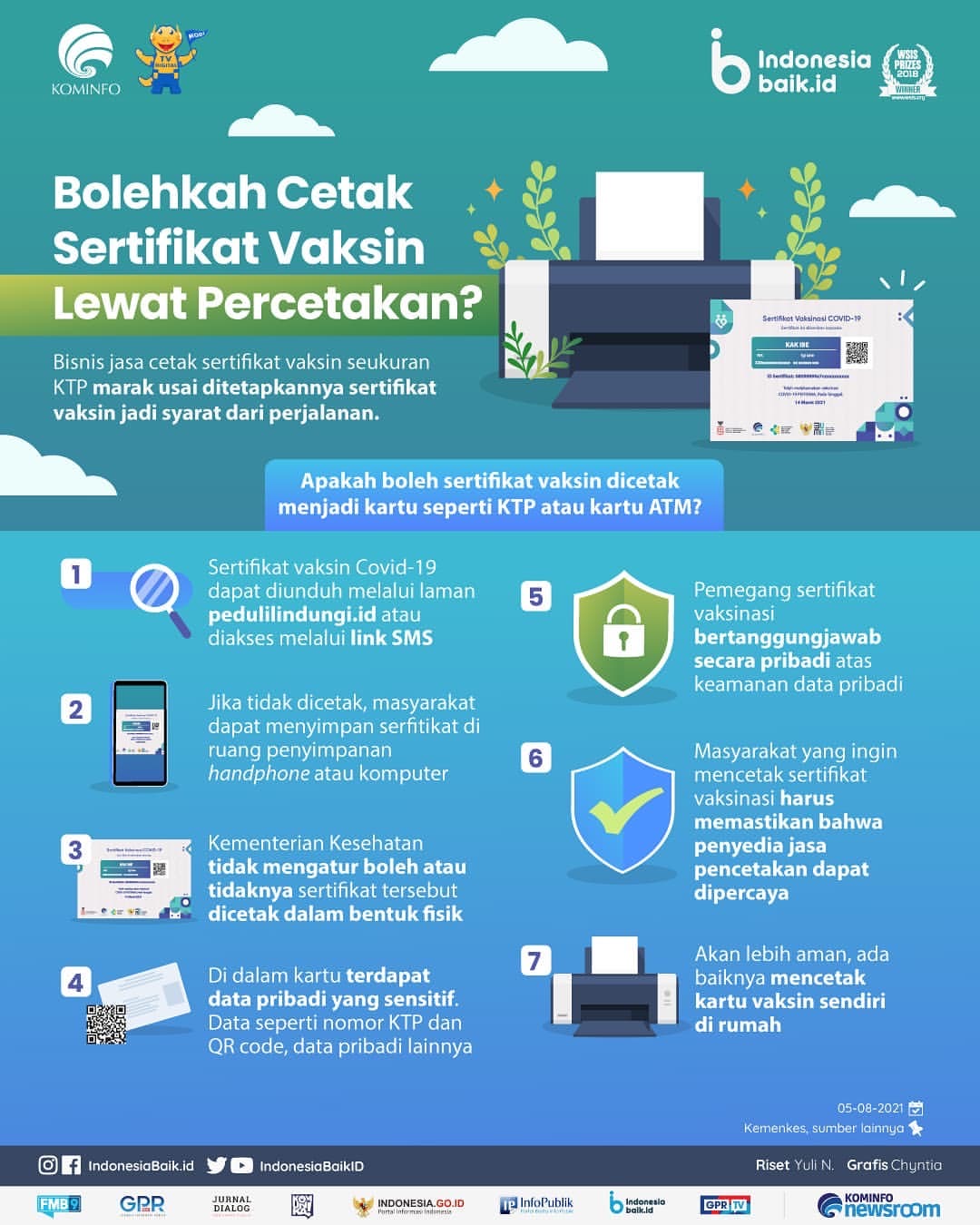 Bolehkah Cetak Sertifikat Vaksin Lewat...