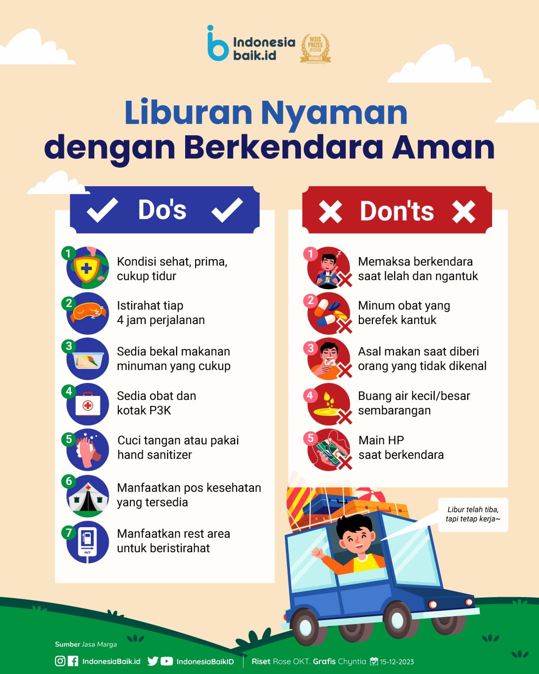 Liburan Nyaman dengan Berkendara Aman