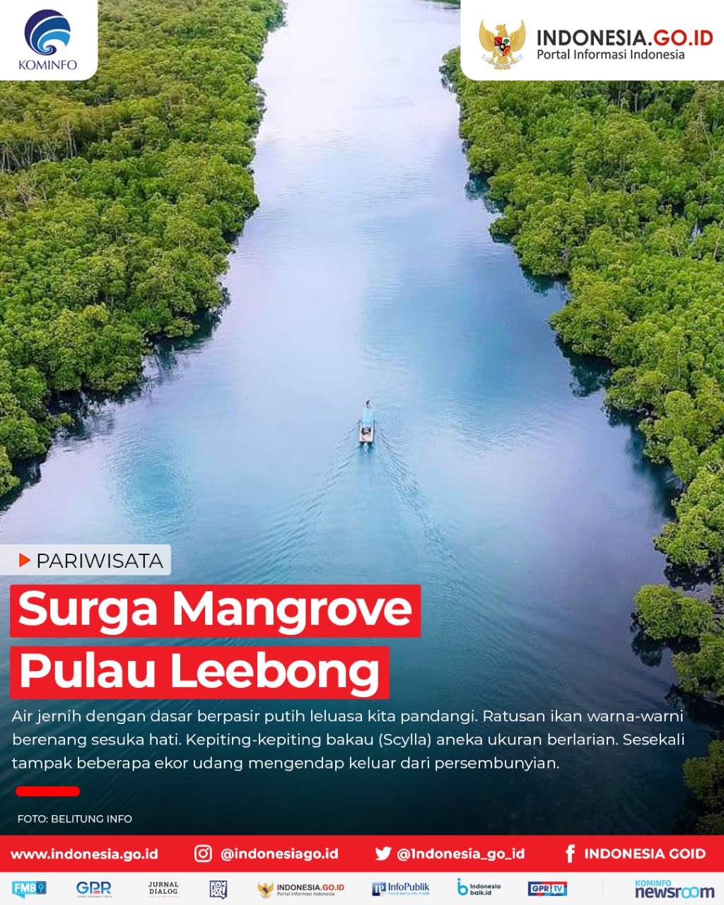 Surga Mangrove Pulau Leebong