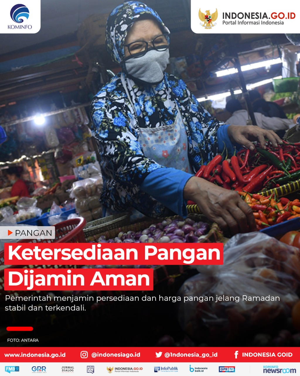 Stok Pangan Jelang Ramadan Dijamin Aman