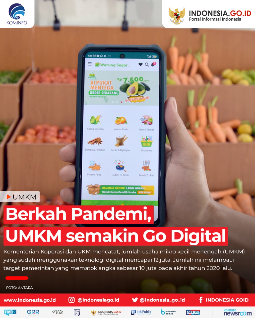 Berkah Pandemi, UMKM semakin Go Digital
