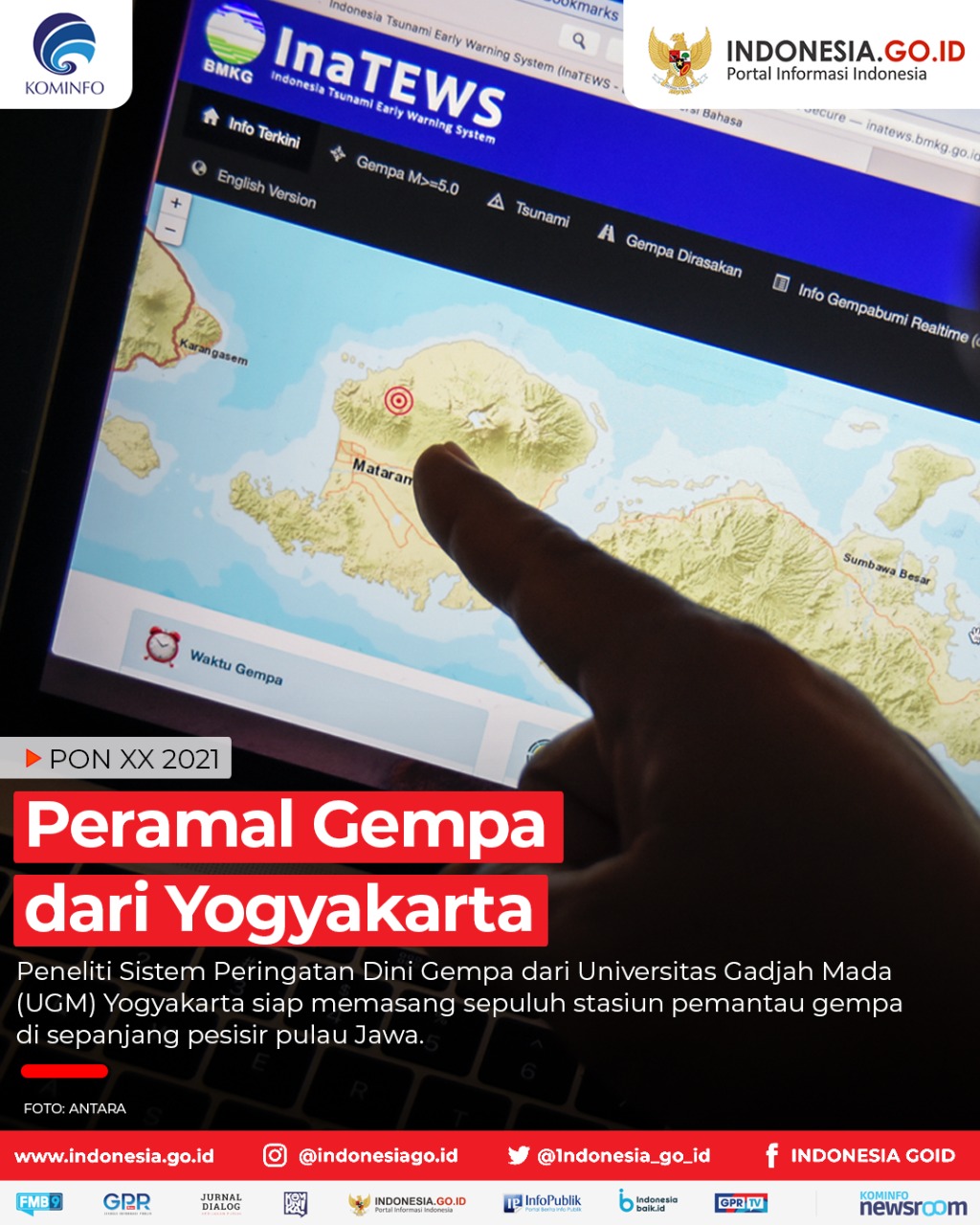 Peramal Gempa dari Yogyakarta