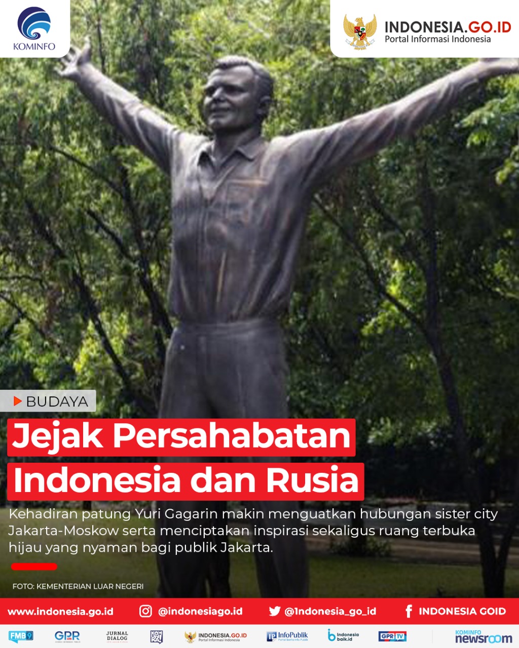 Jejak Persahabatan Indonesia dan Rusia