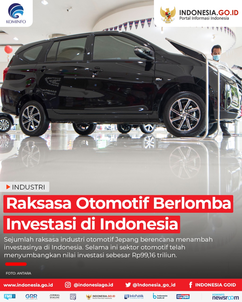 Raksasa Otomotif Berlomba Investasi di...