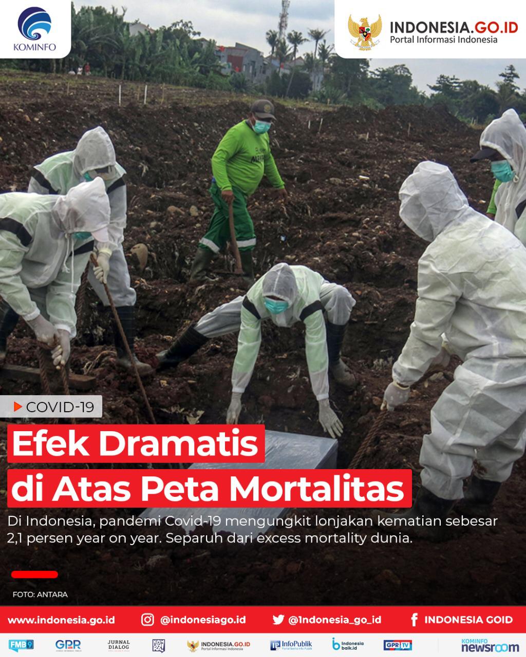 Efek Dramatis di Atas Peta Mortalitas