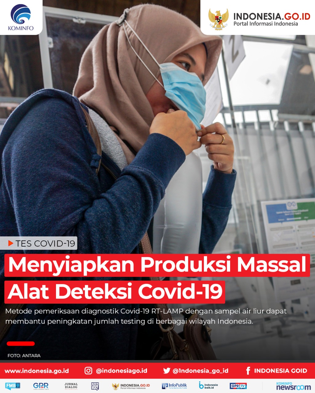 Menyiapkan Produksi Massal Alat Deteksi...