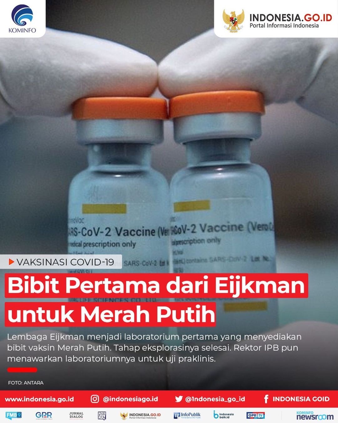 Bibit Pertama dari Eijkman untuk Merah...