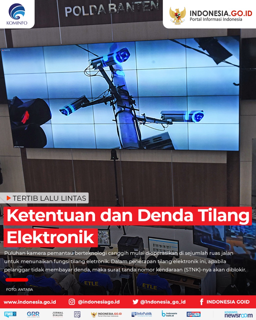 Ketentuan dan Denda Tilang Elektronik