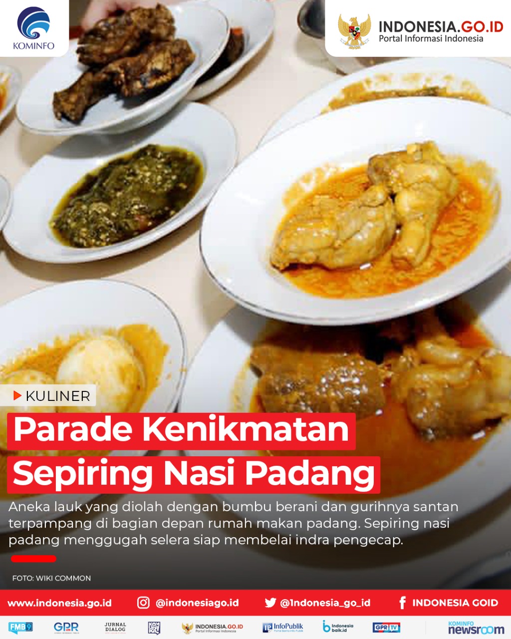 Parade Kenikmatan Sepiring Nasi Padang
