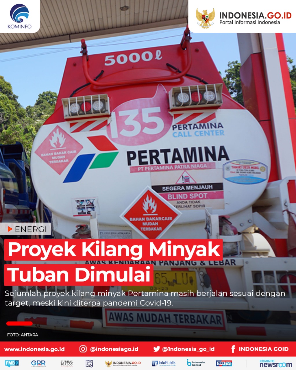 Proyek Kilang Minyak Tuban Dimulai