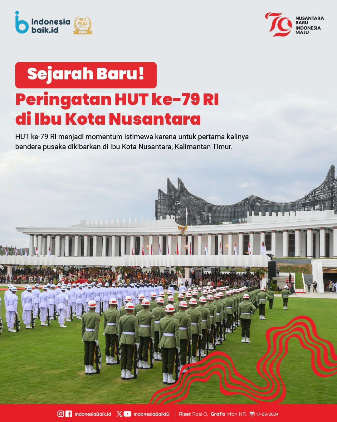 Sejarah Baru! Peringatan HUT ke-79 RI...