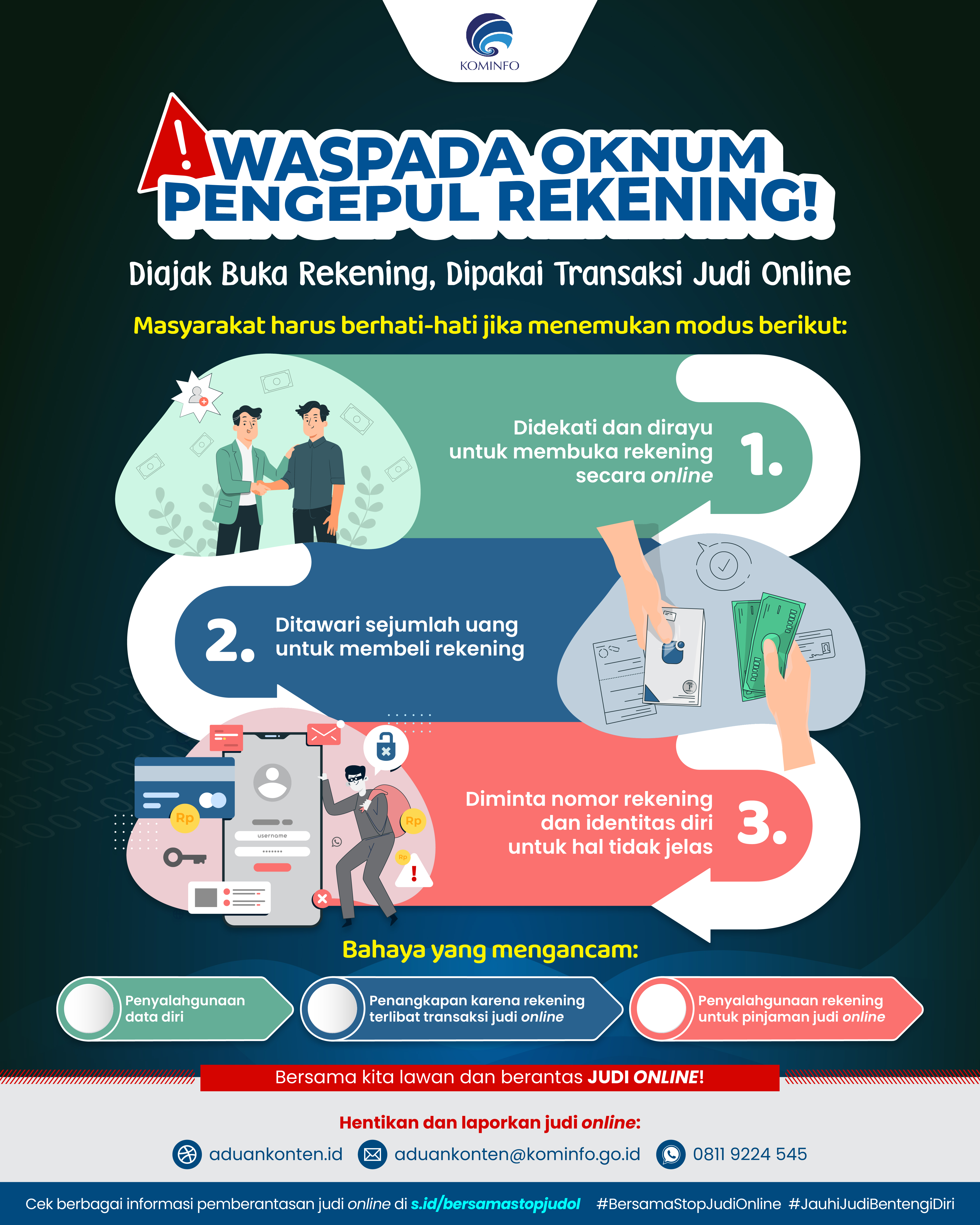 Waspada Oknum Pengepul Rekening!