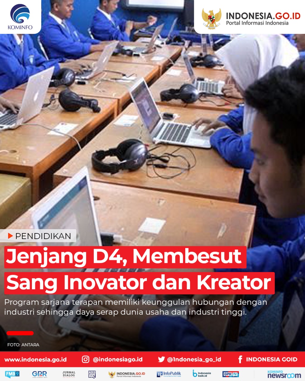 Jenjang D4, Membesut Sang Inovator dan...