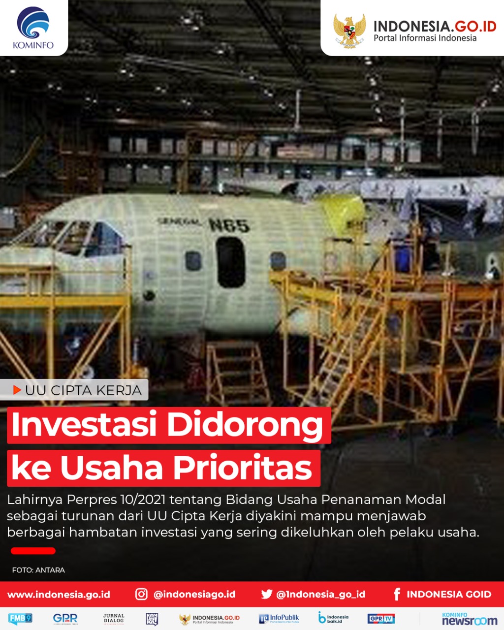 Investasi Didorong ke Usaha Prioritas