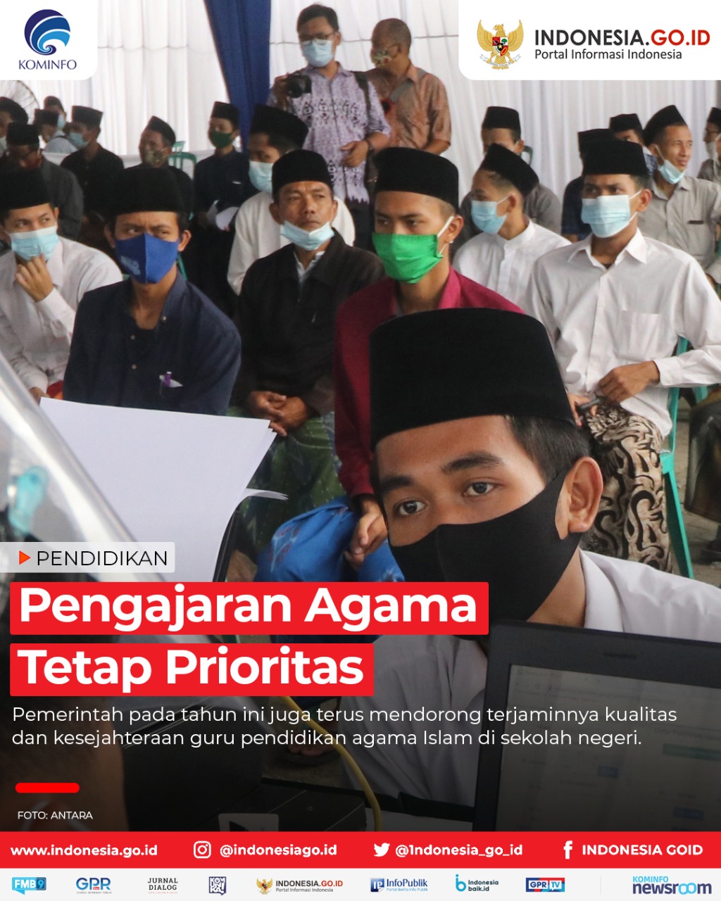 Pengajaran Agama Tetap Prioritas