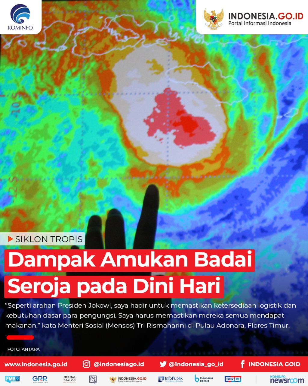 Dampak Amukan Badai Seroja pada Dini...