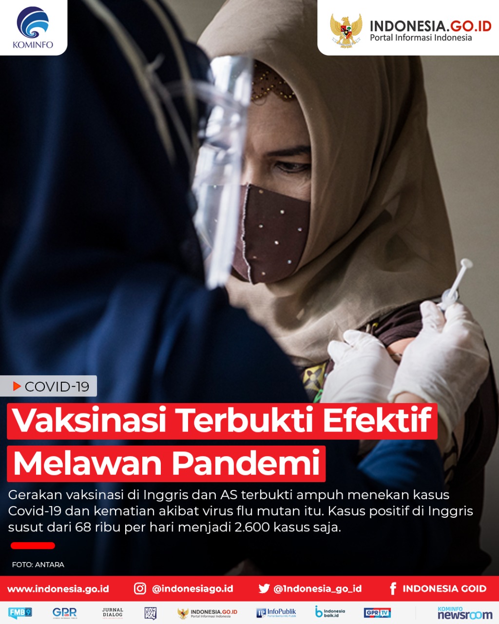 Vaksinasi Terbukti Efektif Melawan...