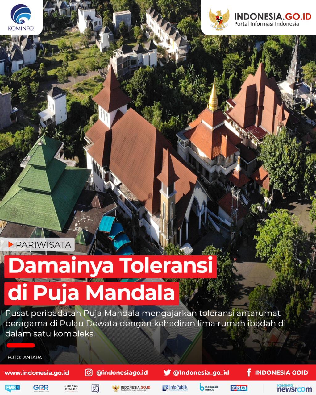 Damainya Toleransi di Puja Mandala