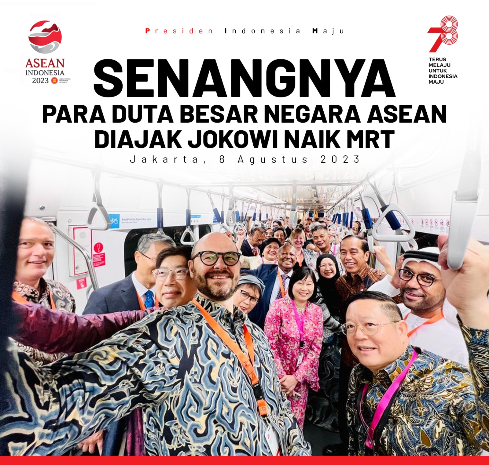 Senangnya Para Duta Besar Negara ASEAN...