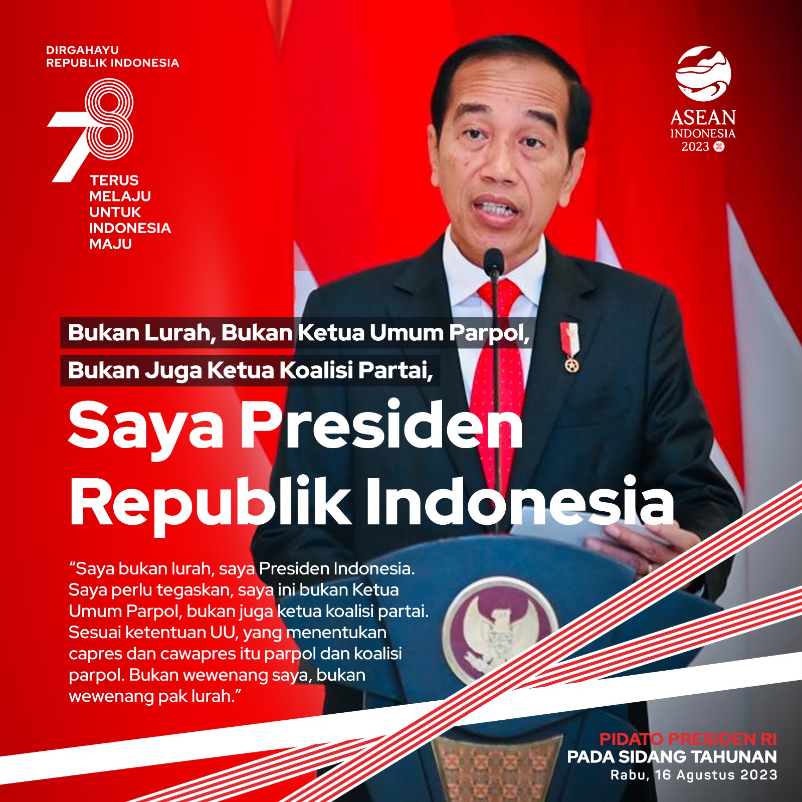 Ringkasan Pidato Presiden Joko Widodo...