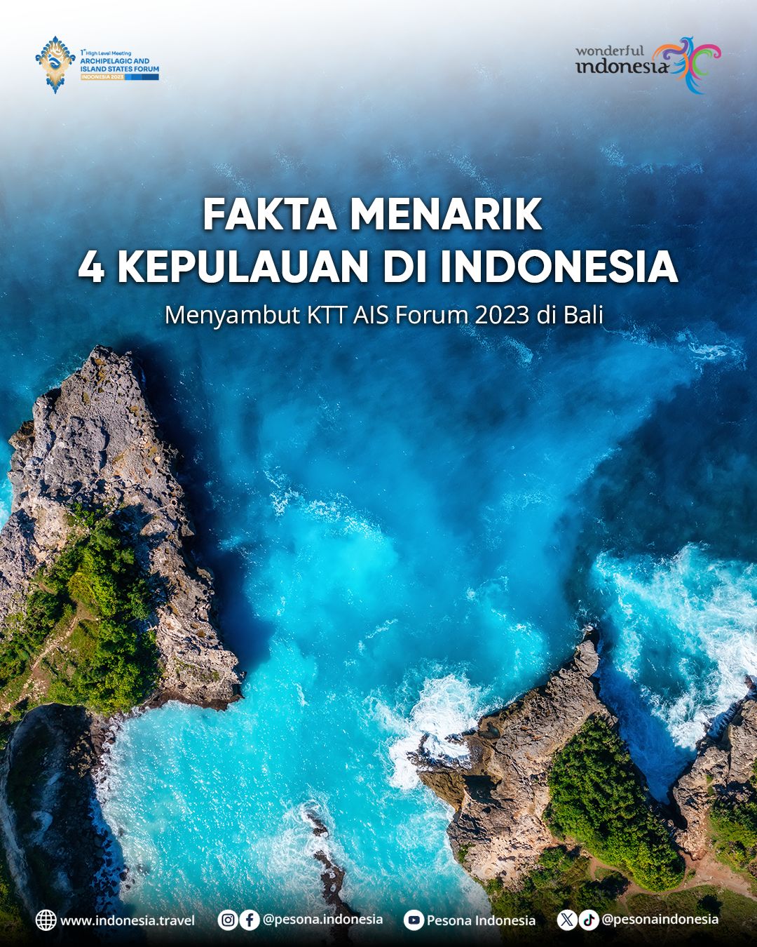 Fakta Menarik 4 Kepulauan di Indonesia