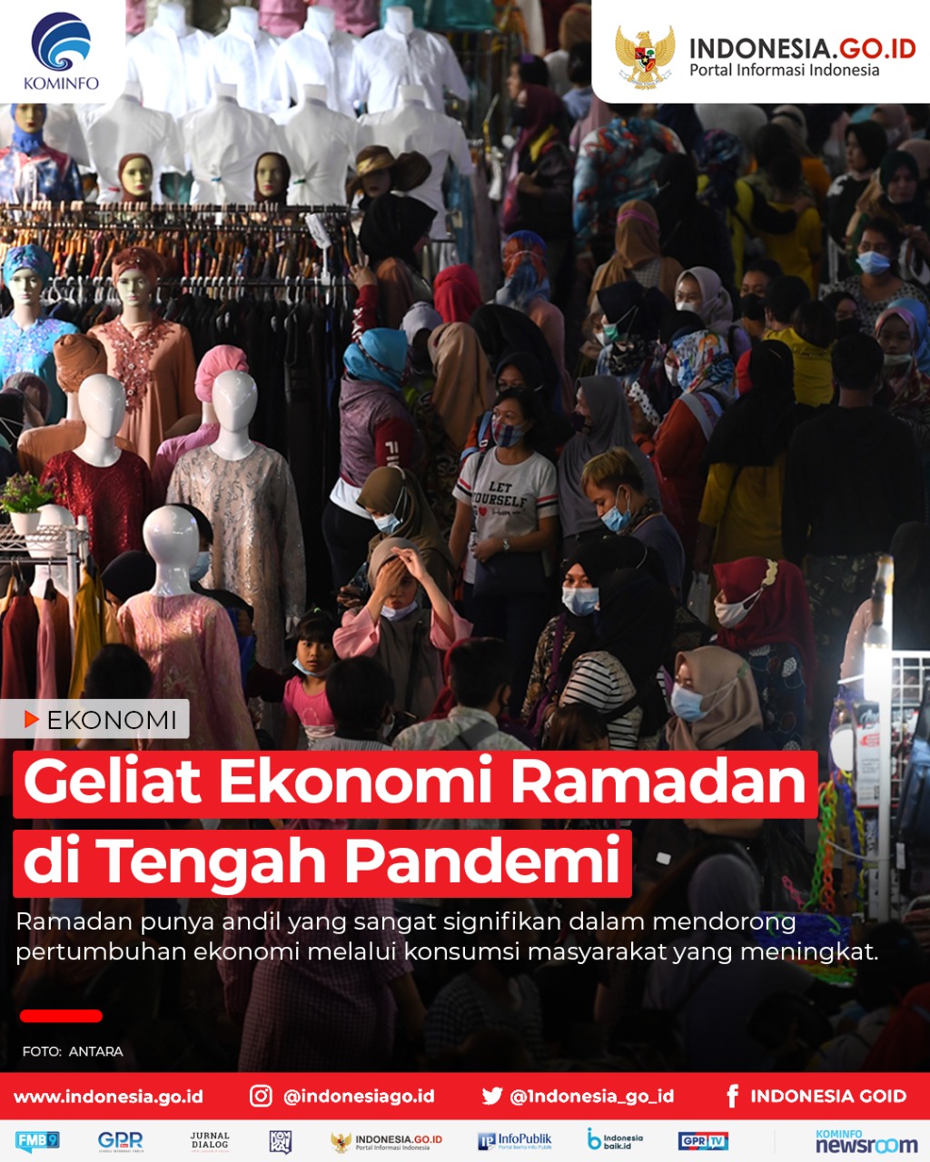 Geliat Ekonomi Ramadan di Tengah Pandemi