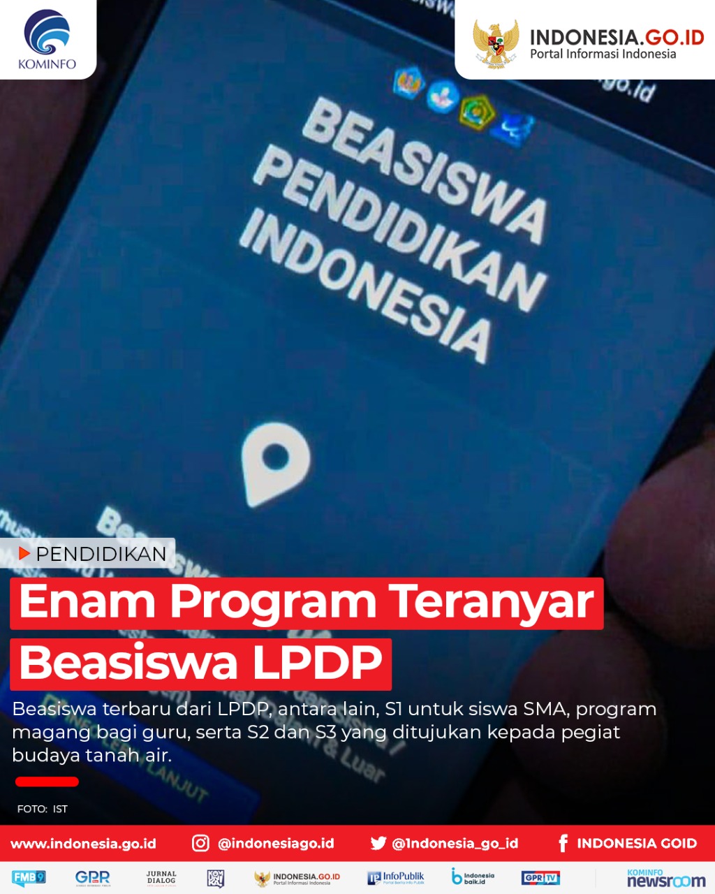 Enam Program Teranyar Beasiswa LPDP
