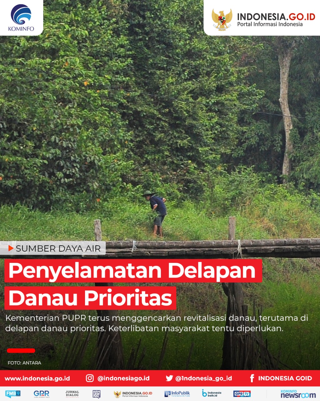 Penyelamatan Delapan Danau Prioritas