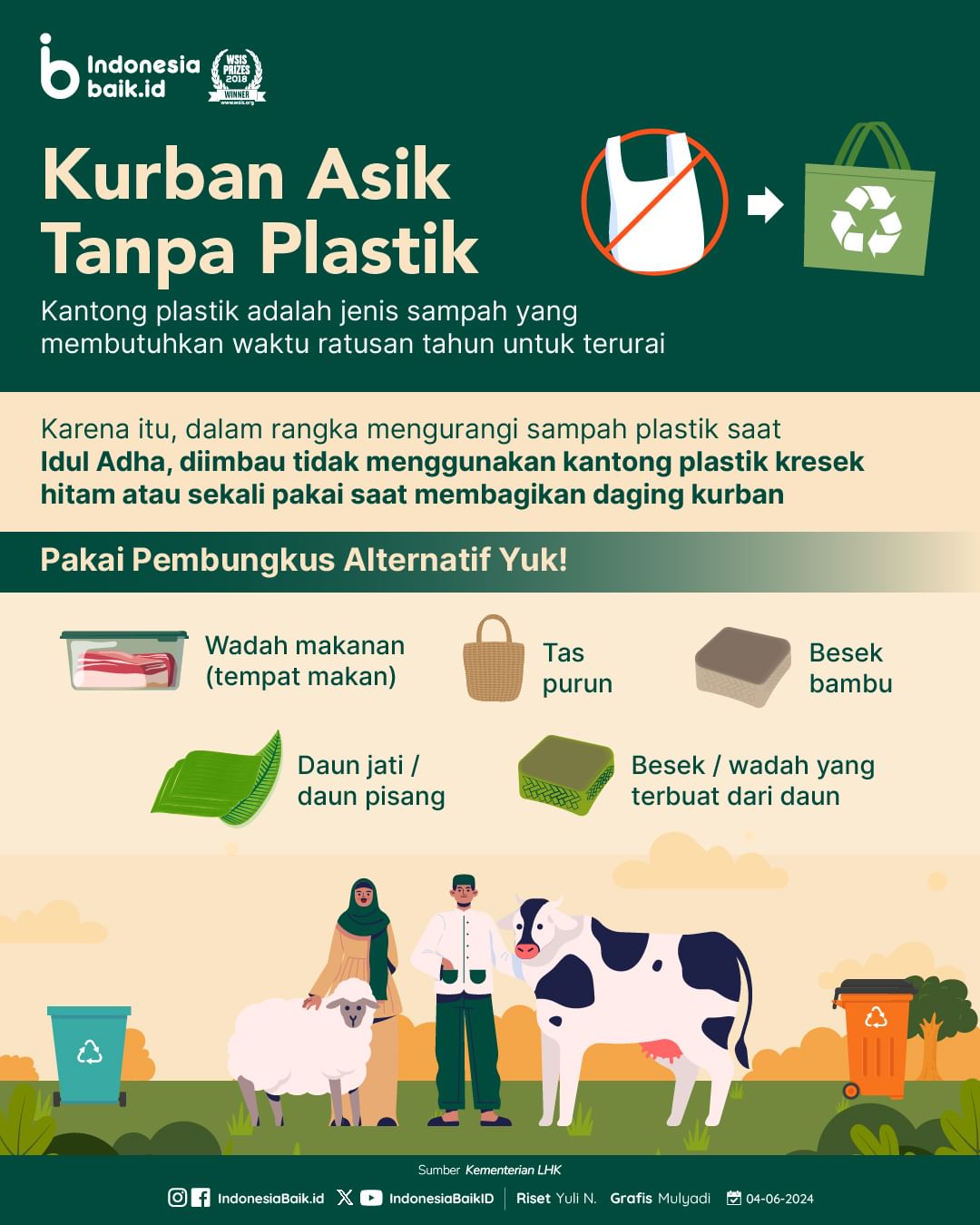 Kurban Asik Tanpa Plastik