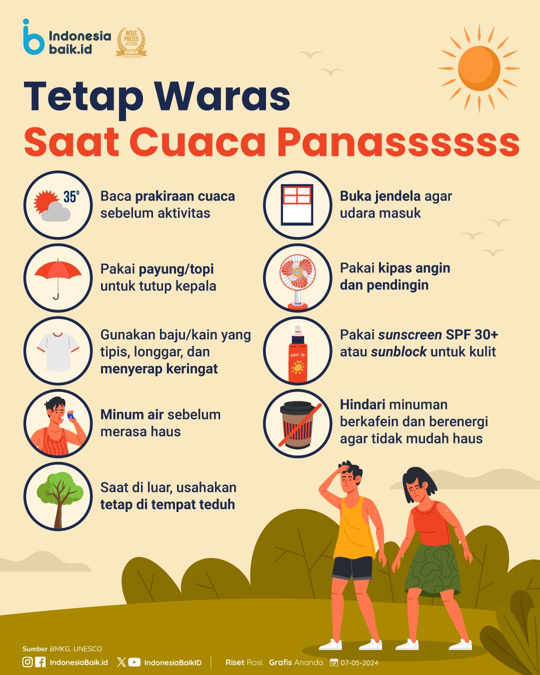 Tetap Waras Saat Cuaca Panas