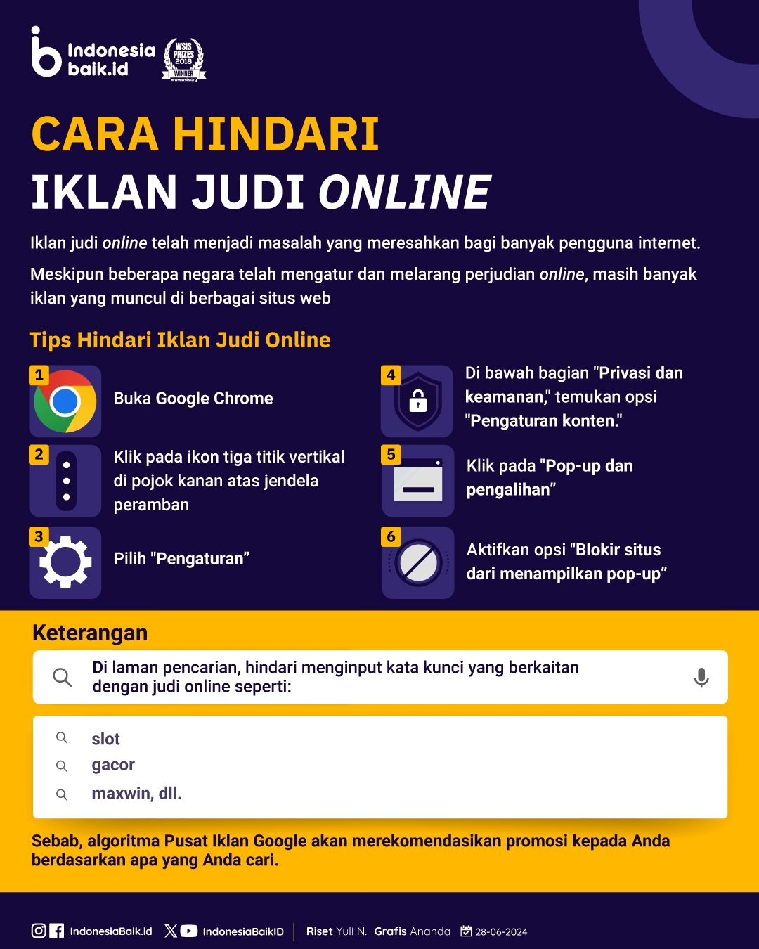 Cara Hindari Iklan Judi Online