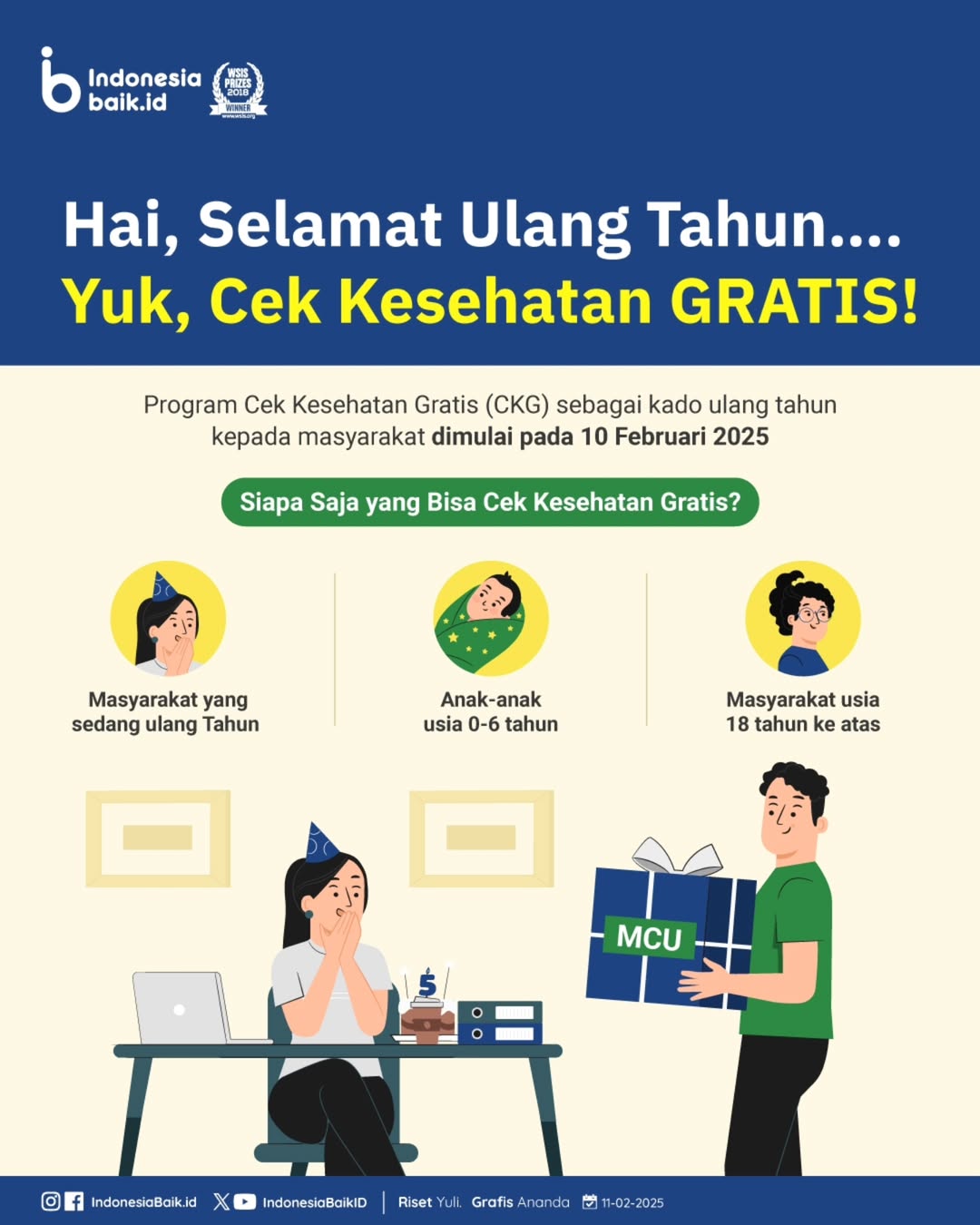 Yuk, Cek Kesehatan Gratis!