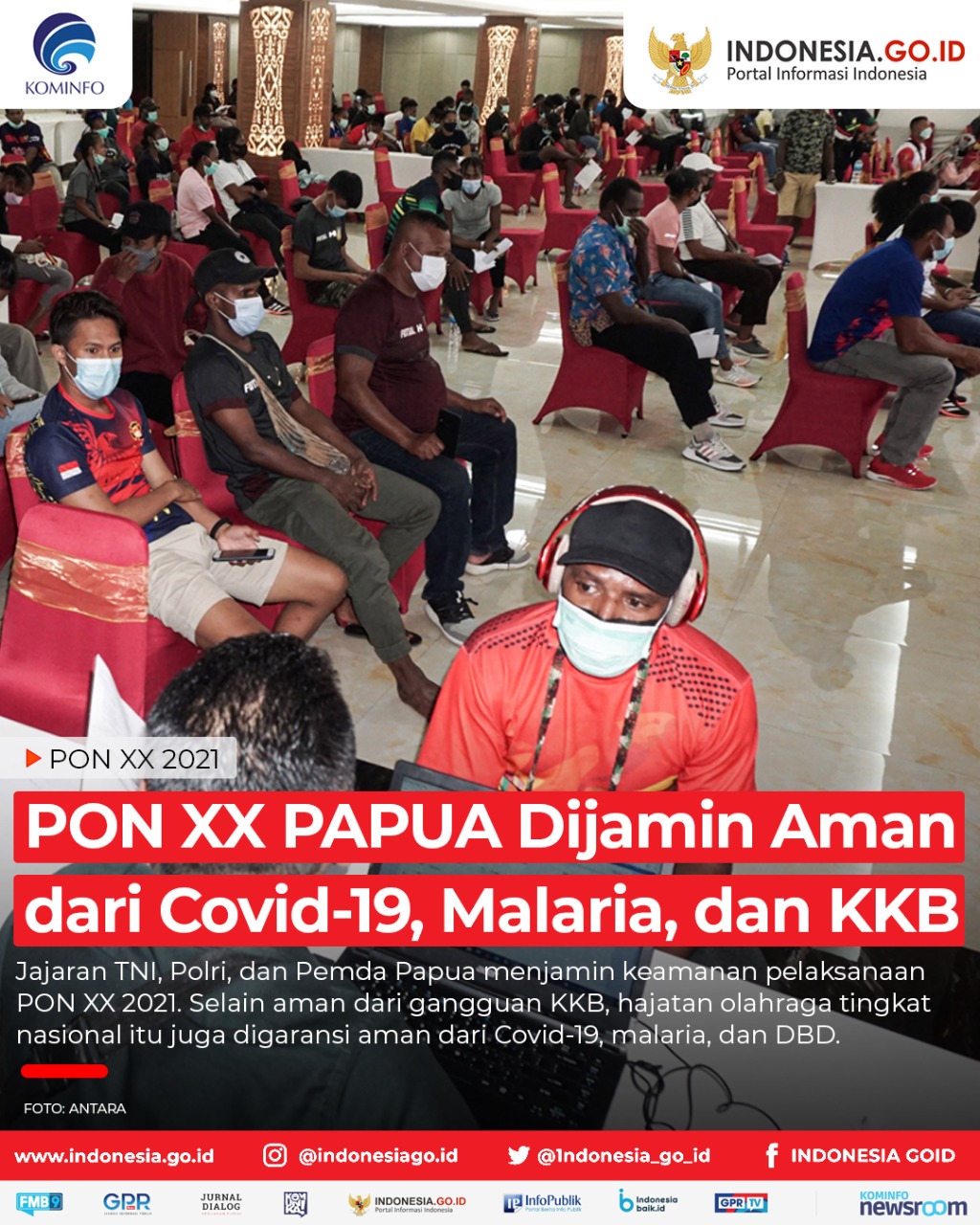 PON XX Papua Dijamin Aman dari...