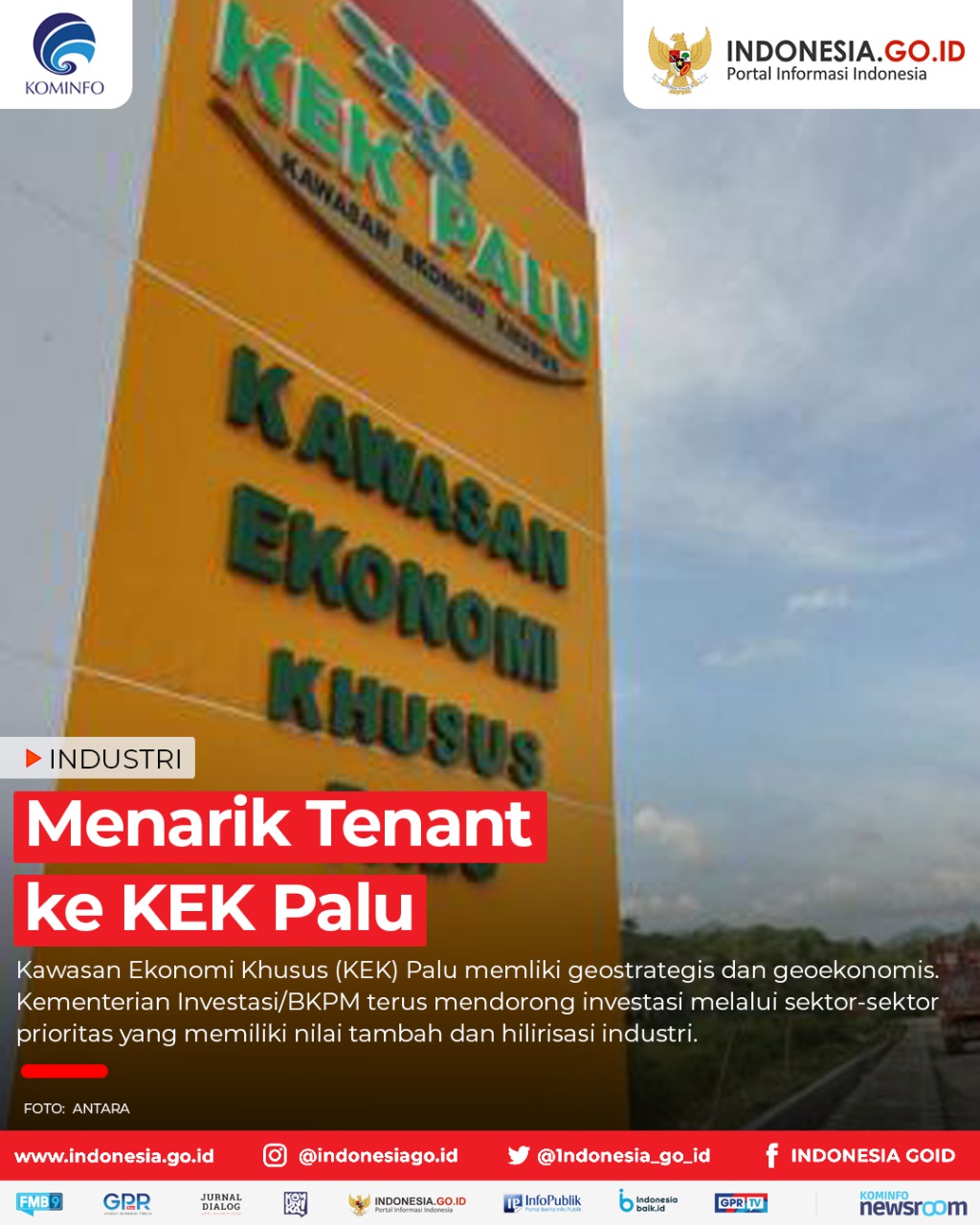 Menarik Tenant ke KEK Palu