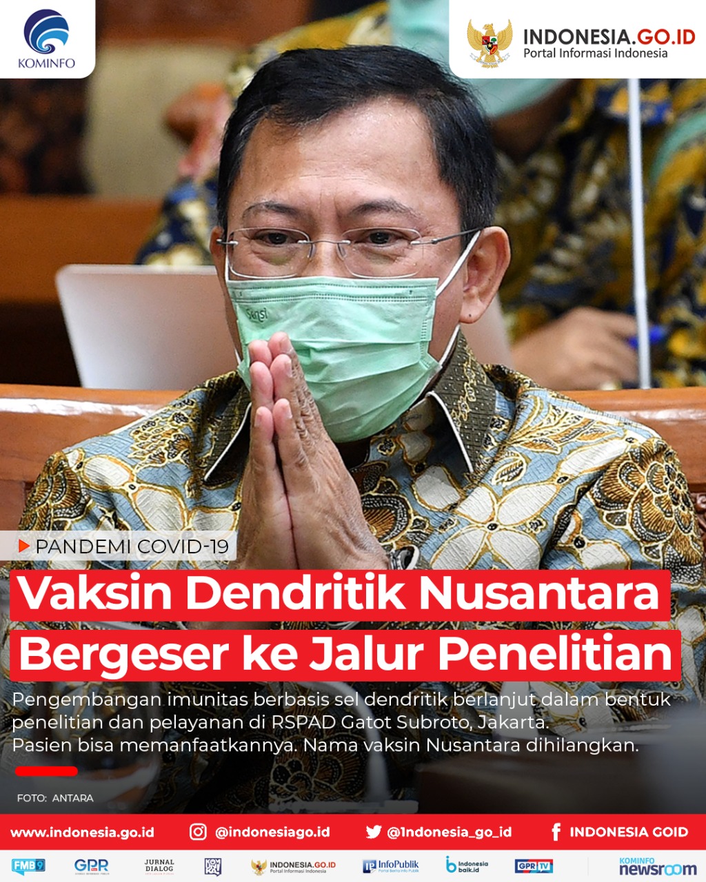 Vaksin Dendritik Nusantara Bergeser ke...