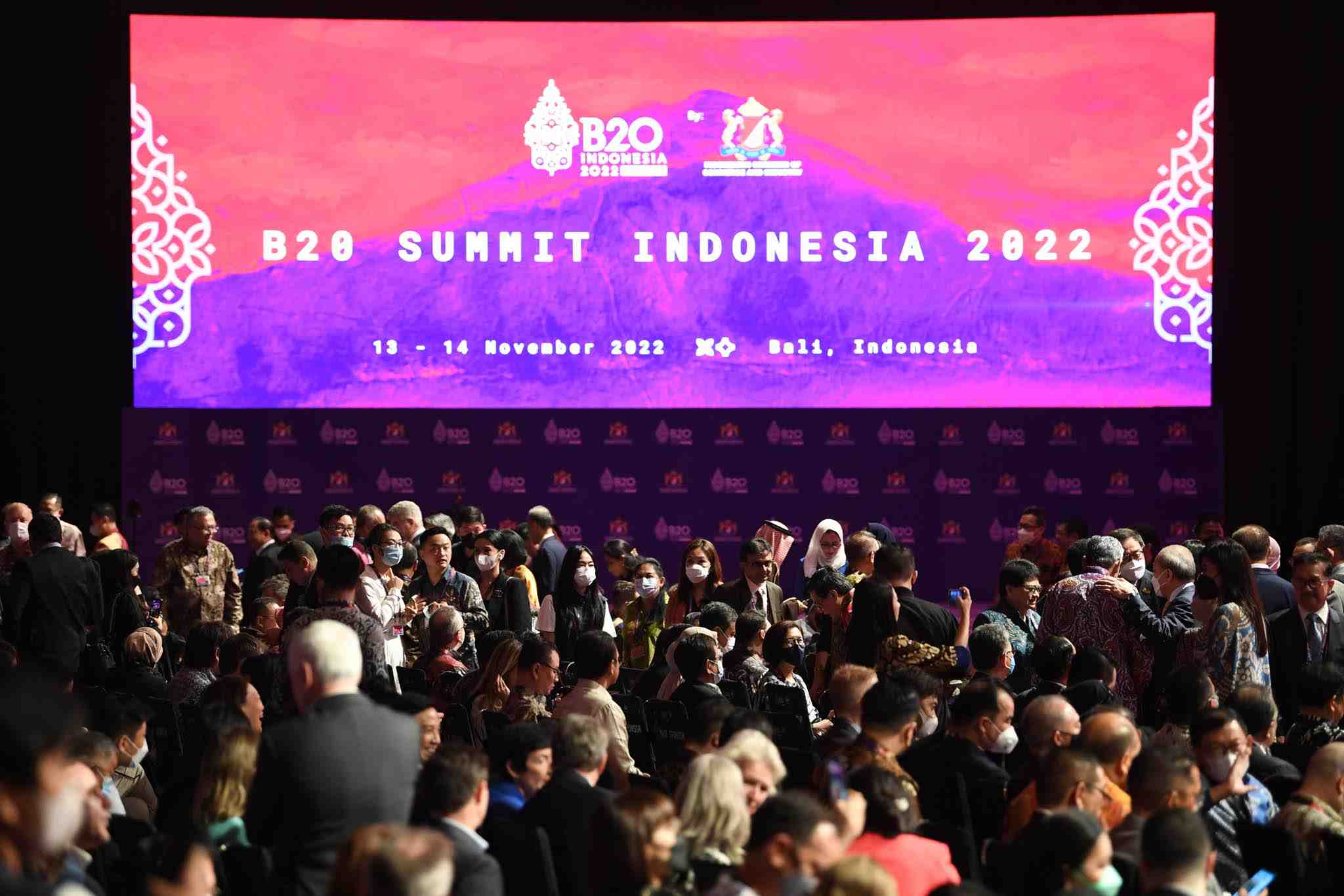 PEMBUKAAN B20 SUMMIT INDONESIA 2022, PEMBUKAAN B20 SUMMIT INDONESIA 2022