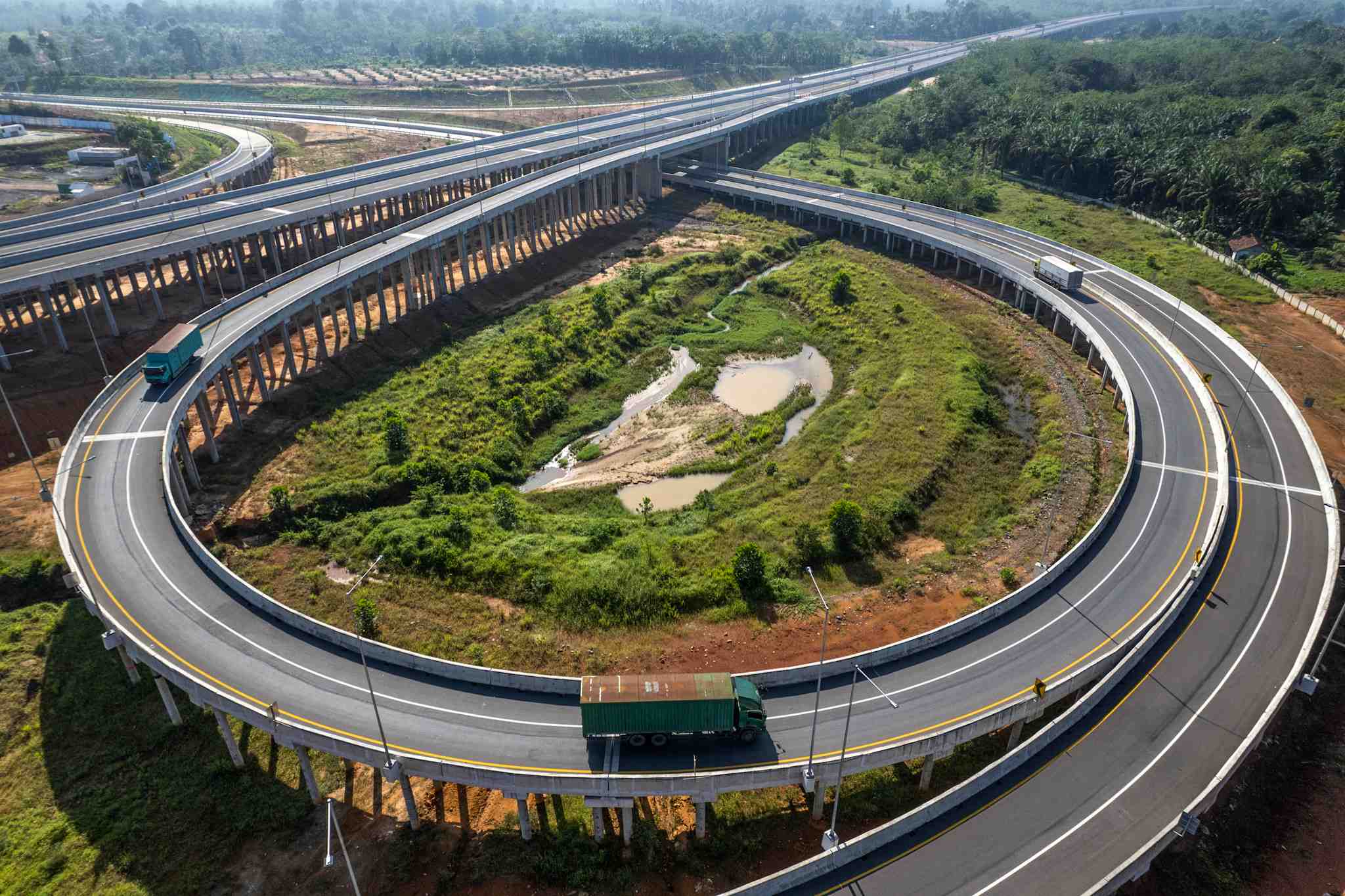 Jambi Miliki Jalan Tol tanpa Tarif 