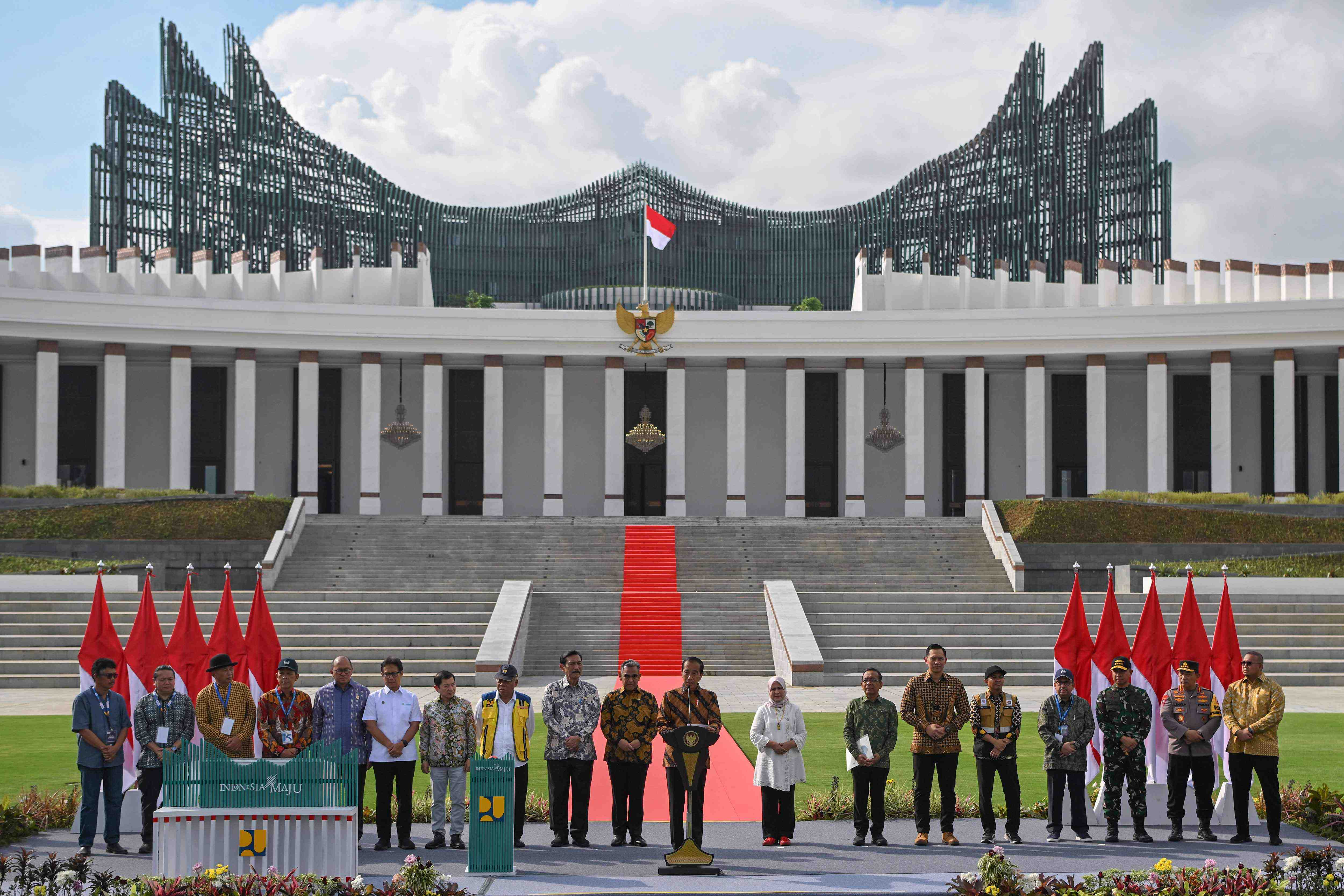 Istana Garuda Diresmikan Presiden Joko Widodo