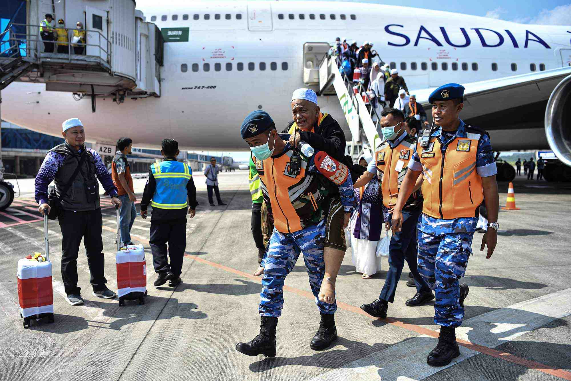 Jemaah Haji Indonesia Tiba di Tanah Air