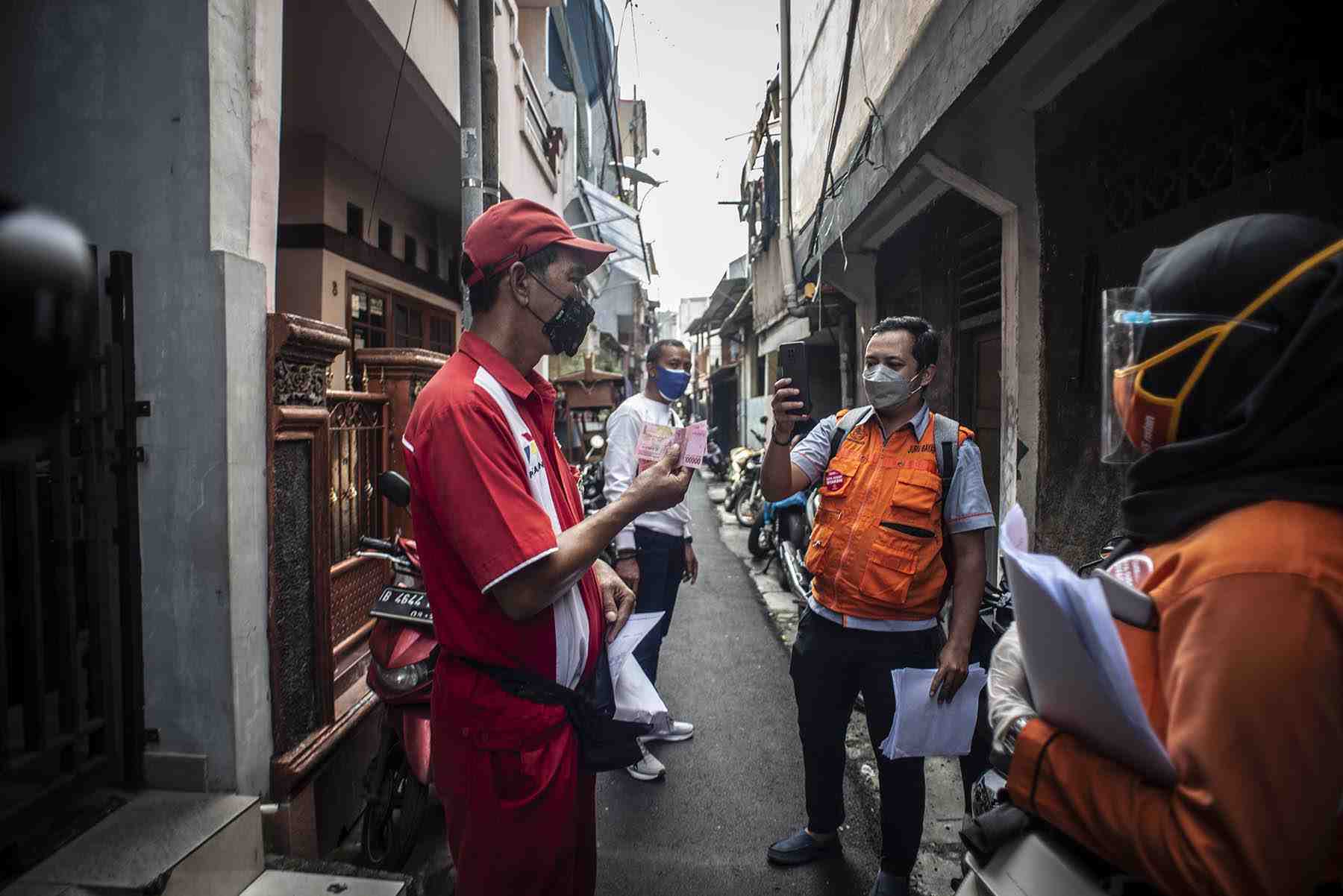 Penyalluran BST di Jakarta